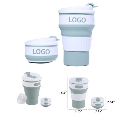 12 Oz. Sports Silicone Folding Cup