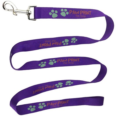 72"L rPET Eco-friendly Pet Leash with Carabiner