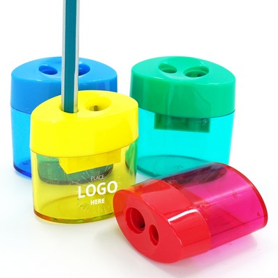 Vibrant Dual-Hole Pencil Sharpener