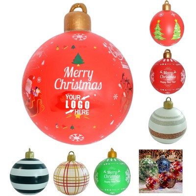 23.62" D Large Plastic Christmas Hanging Ball