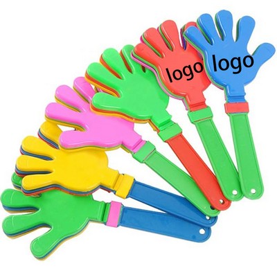 Party Favors Game Accessories Colorful Plastic Hand Clappers Clapping Hands Noisemakers 11"x5 1/2"