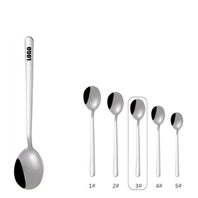 6.49" Silver Dessert Coffee Spoon