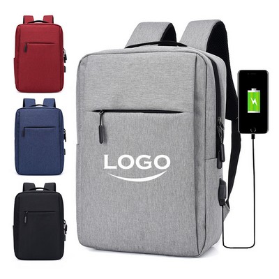 LGHSC030 Rechargeable Laptop Backpack for Men and Women