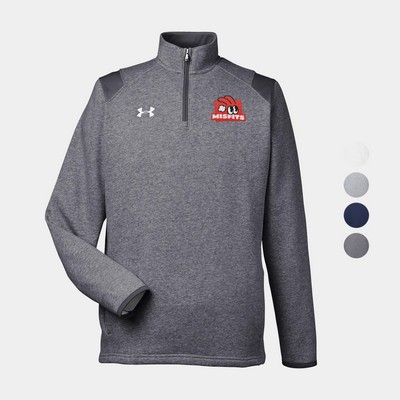 Under Armour Men's Hustle Quarter-Zip Pullover Sweatshirt