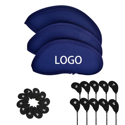 10pcs Iron Golf Club Head Covers