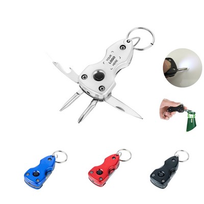 8-in-1 Multi-Tool w/ Flashlight Opener and Knife