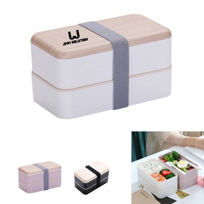 2 Compartments Bento Lunch Box