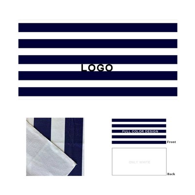 Microfiber Stripes Beach Towel