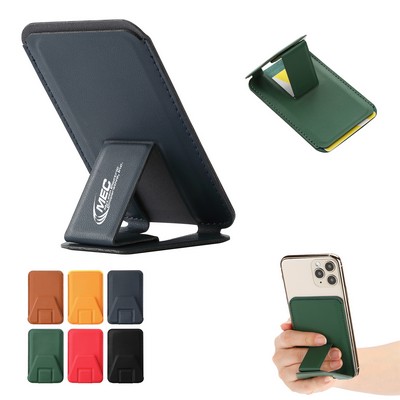 Magnetic Phone Wallet Stand