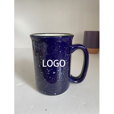 Cosmic Blue Speckled Ceramic Mug