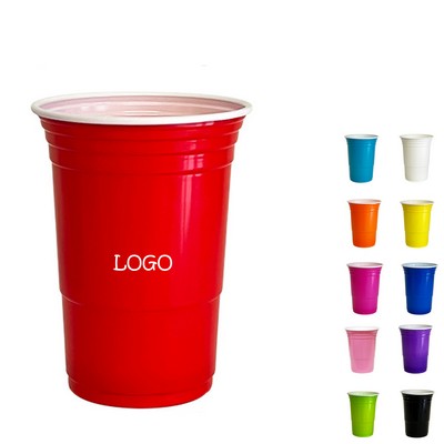 16 Oz. Reusable Portable Plastic Party Solo Cup