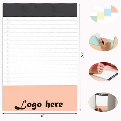 6 x 8.5 Inches 60 Sheets Magnetic To Do List Notepad for Groceries Daily Checklist Notepad