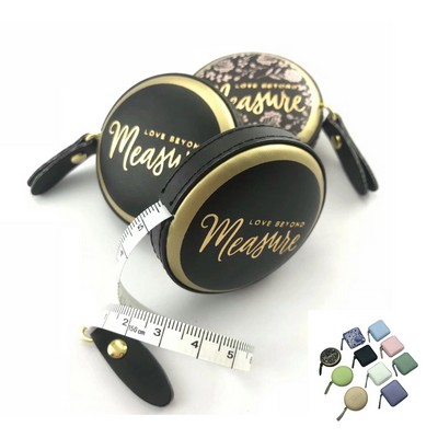 60 In Pu Mini Tape Measure Vintage Style