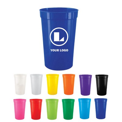 16Oz. Reusable Smooth Plastic Stadium Cup