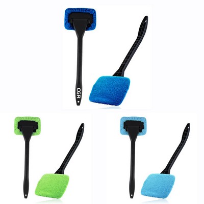 Portable Car Window Windshield Microfiber Cleaner Brush Cleaning Tool