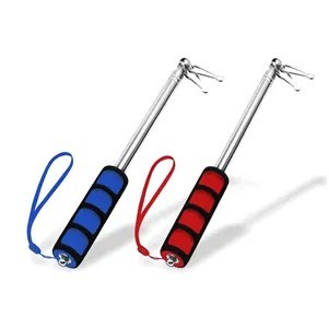 6' Hand Held Telescopic Flagpole - Retractable Pole Blue