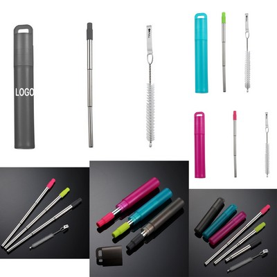 Retractable Straw Set