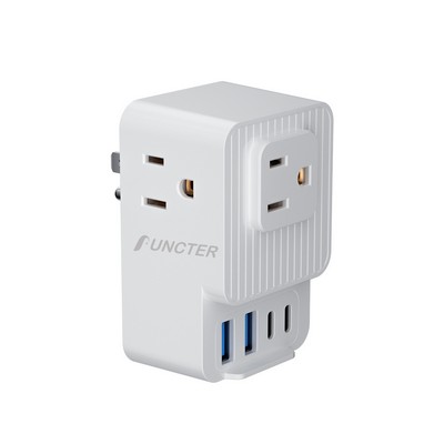 Small Outlet Extender 3 DC Ports 2 USB 2 PD Multiple Function Wall Charger Mold#PC-19