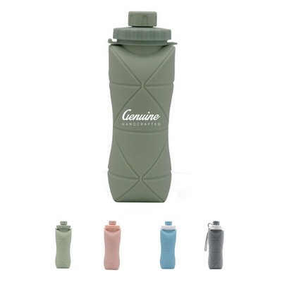 25oz Collapsible Silicone Water Bottle