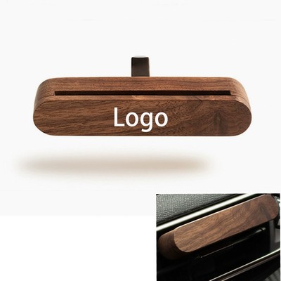 Ventscent Wood Car Air Freshener With Scent Diffuser