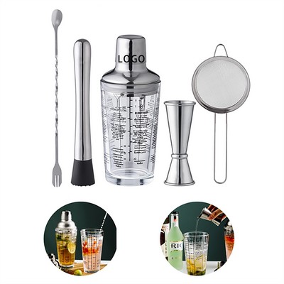 Cocktail Mixer Five-Piece Kit