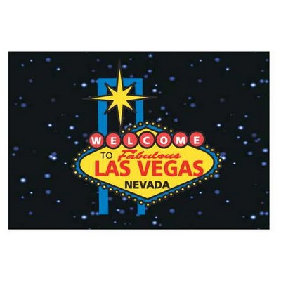 Las Vegas Sign Rectangle Metal Photo Magnet (2"x3")