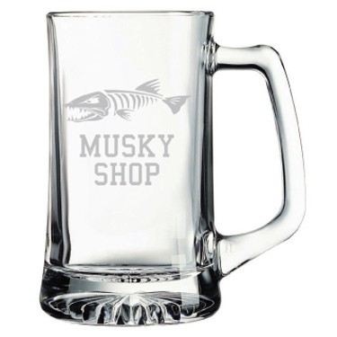 25 Oz. Clear Glass Sport Mug