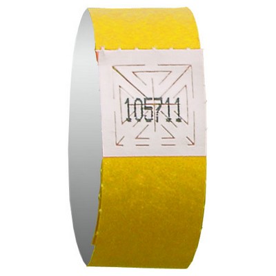 3/4" Tyvek Yellow Admission Bracelet