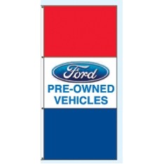 Double Faced Free Flying Drape Flags (Ford® Pre-Owned Vehicles)