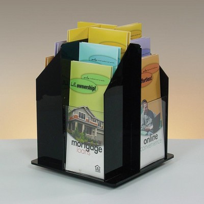 12-pocket Rotating Brochure Holder - Countertop