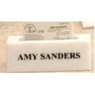 6" White Genuine Marble Executive Name Block & Card Holder