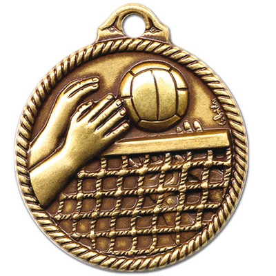 Stock Heritage Line Medal Volleyball