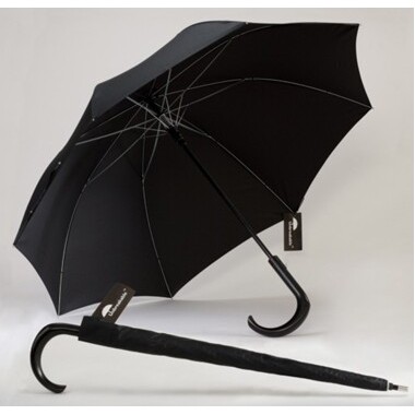 Manual Open Umbrella w/ Fiberglass Shaft & Metal Ribs (30" Arc)