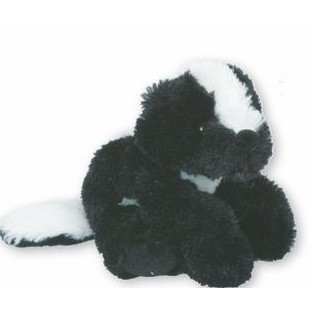 Pee Wee Jr Snuggle Ups Posable Skunk Stuffed Animal