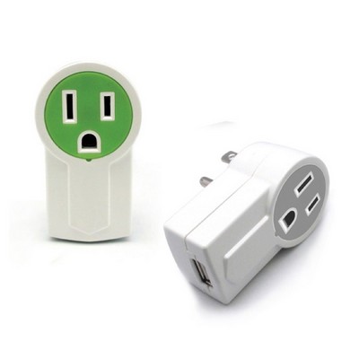 Mini AC Outlet USB (Wall Plug)