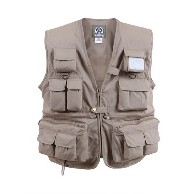 Uncle Milty's Khaki Travel Vest (4XL)