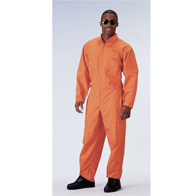 Adult Orange Long Sleeve Flightsuit (3XL)