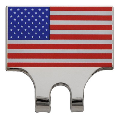 Slide On Hat Clip w/ Photo Print Flag