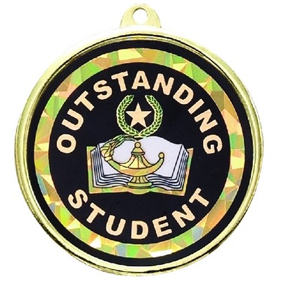 2¼" TM Series Academic Medal w/Outstanding Student Mylar Insert