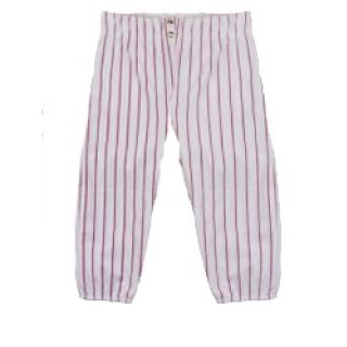 Girl's Warp Knit 14 Oz. Pinstripe Softball Pant