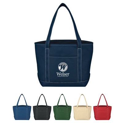 Medium Cotton Canvas Yacht Tote Bag