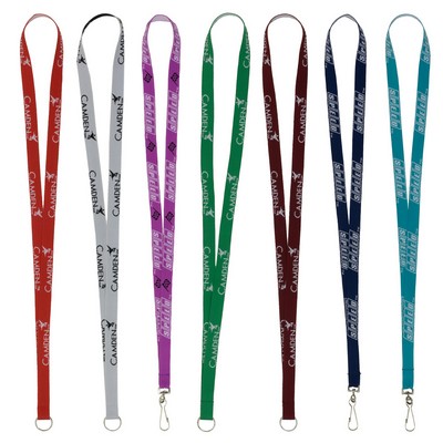 "Eastman" 1/2" Super Fine Detail Woven-In Lanyard (Overseas Production 8-10 Weeks)