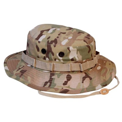 100% Cotton Ripstop Multicam Camouflage Boonie Hat