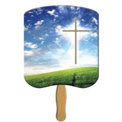 Cross Hand Fan Stock Graphic