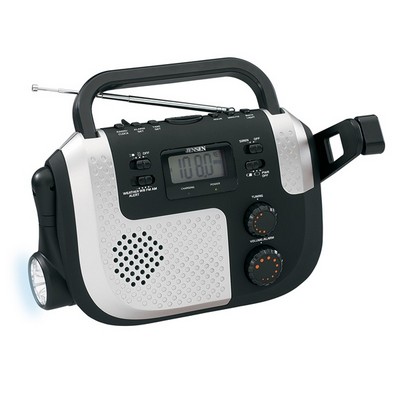 Jensen Portable Self Powered AM/FM/NOAA Weather Band Radio