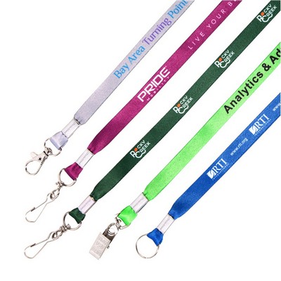 1/2" Dye Sublimated Lanyard