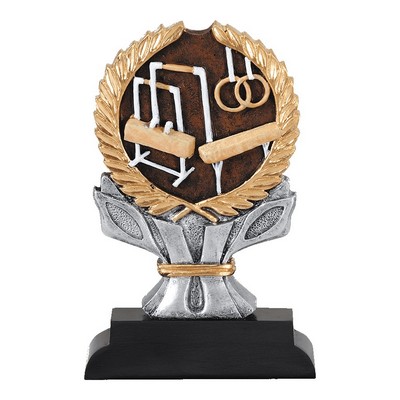 6" Gymnastics Resin Impact Series Trophy