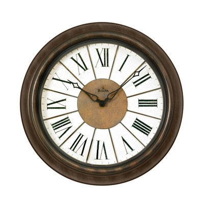 Bulova Newington Indoor/ Outdoor Wall Clock