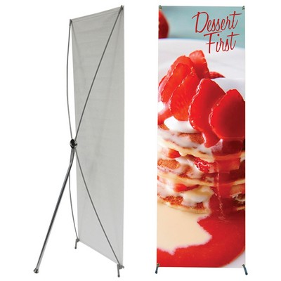 X2 Banner Stand Medium 31.5" x 79" Graphic Package