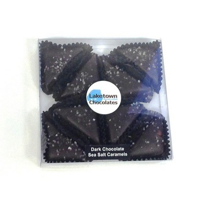 8 Piece Dark Chocolate Sea Salt Caramels